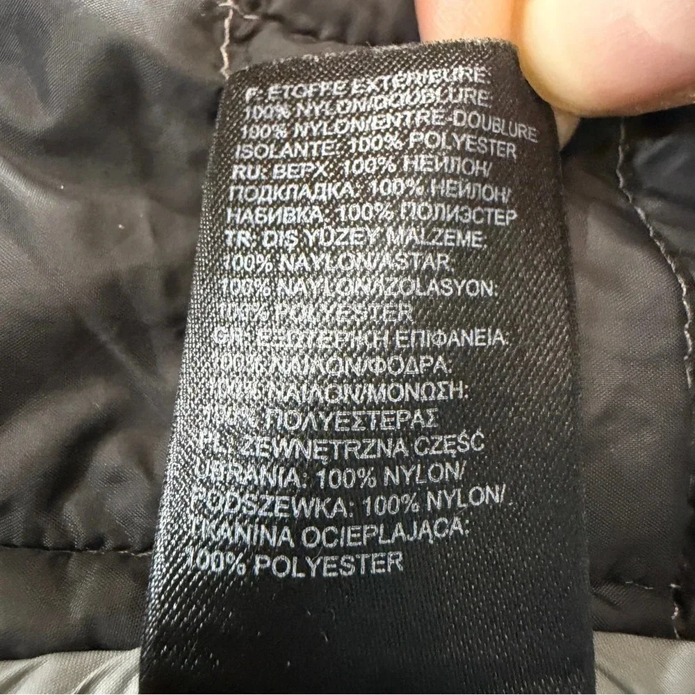 The North Face Kids Gray Hooded Puffer Jacket